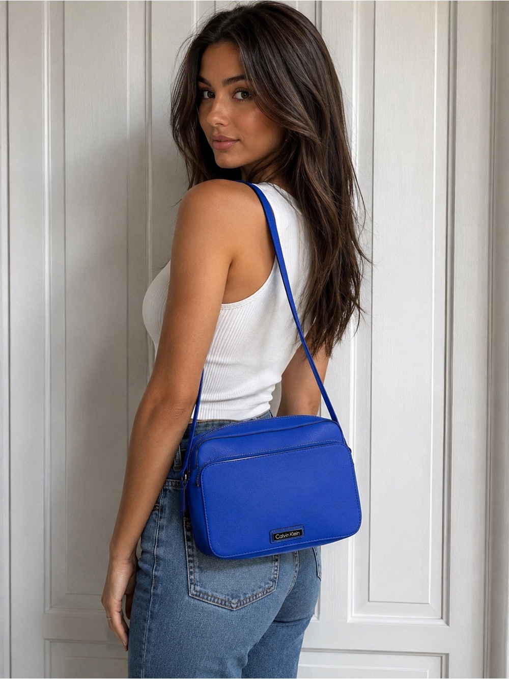 Calvin Klein Cobalt Blue Crossbody Bag